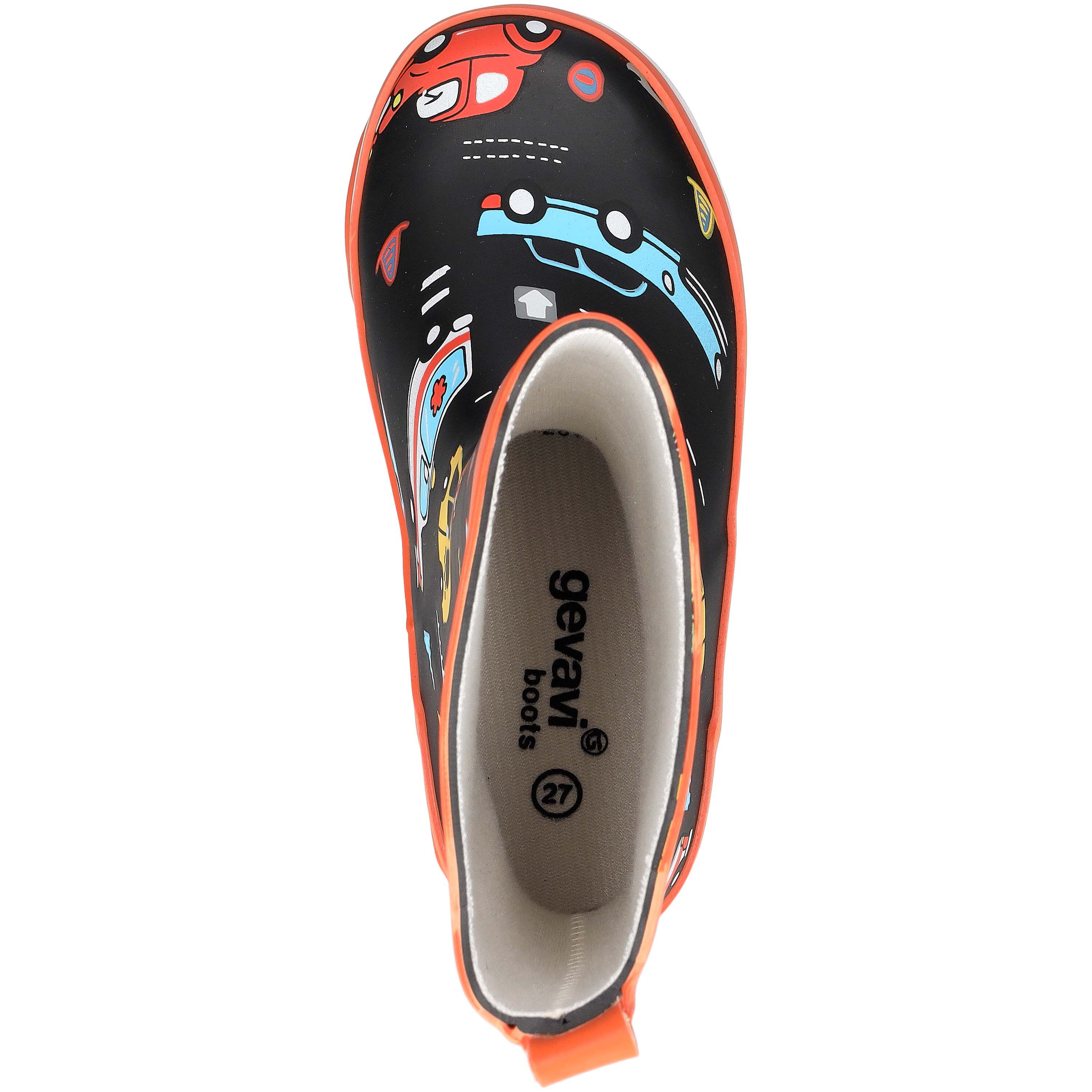 Gevavi Traffic - Regenlaars kind - Zwart/Oranje - 26