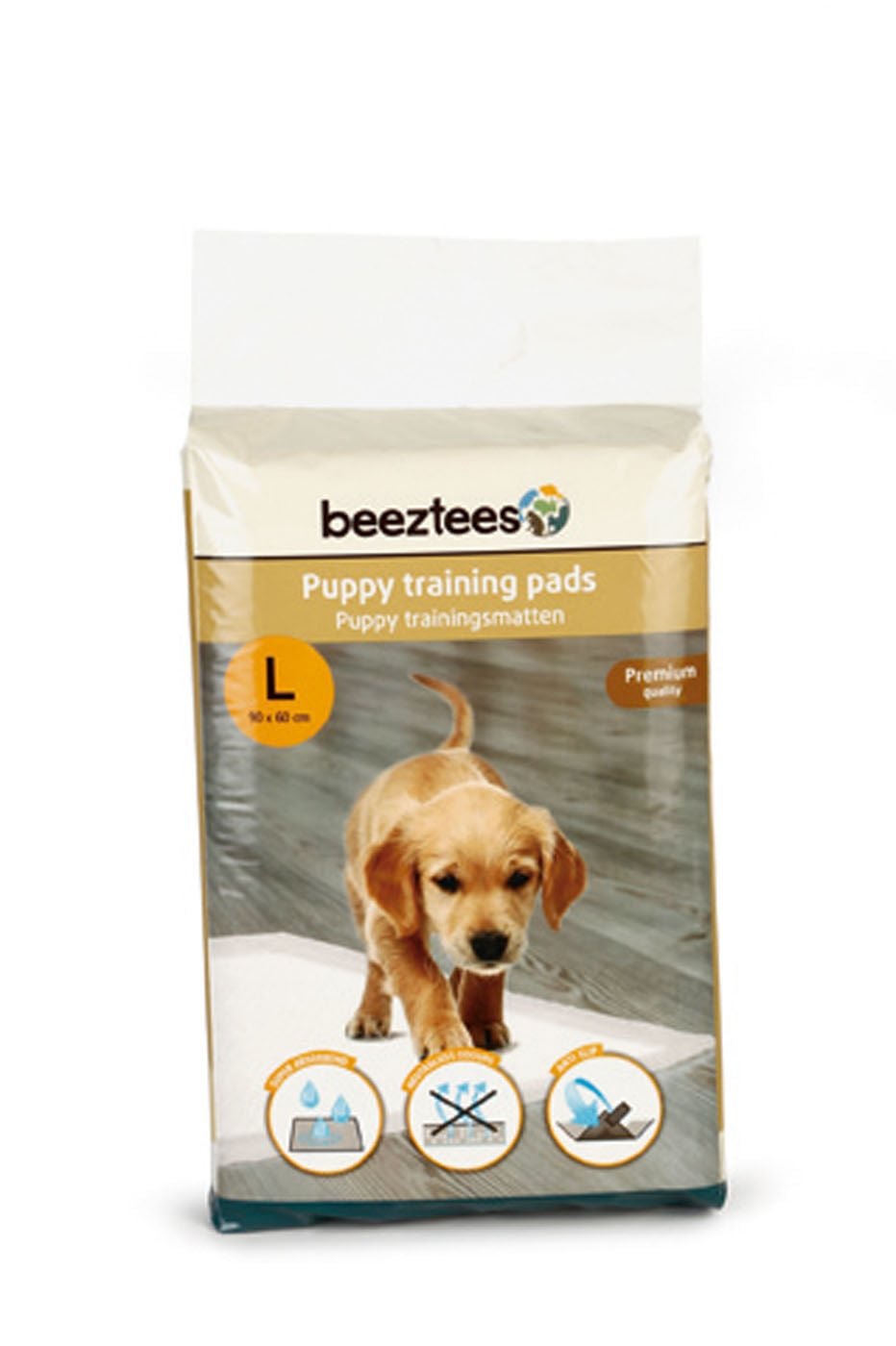 Beeztees Trainingsmatten - 10 Stuks - Wit - L Beeztees Trainingsmatten - 10 Stuks - Wit - L