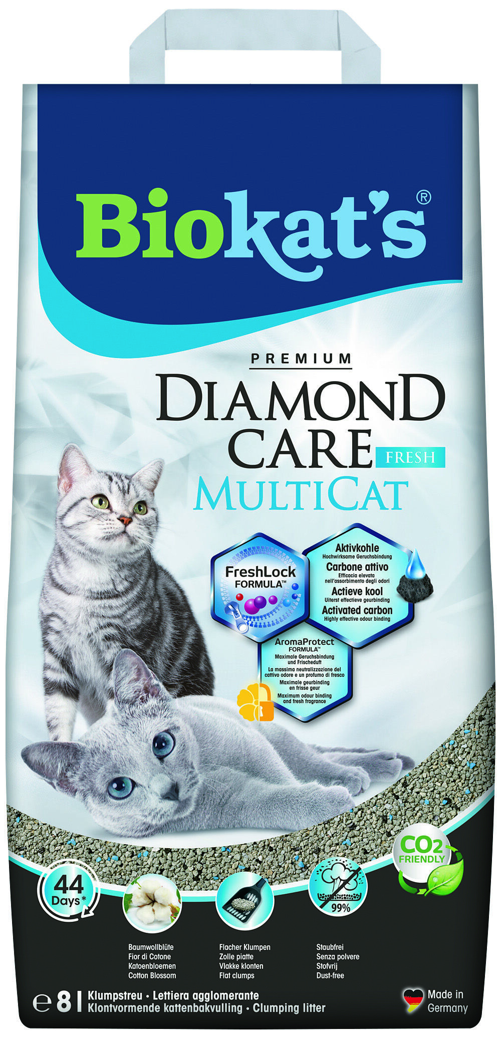 Biokat's Diamond Care MultiCat - Kattenbakvulling