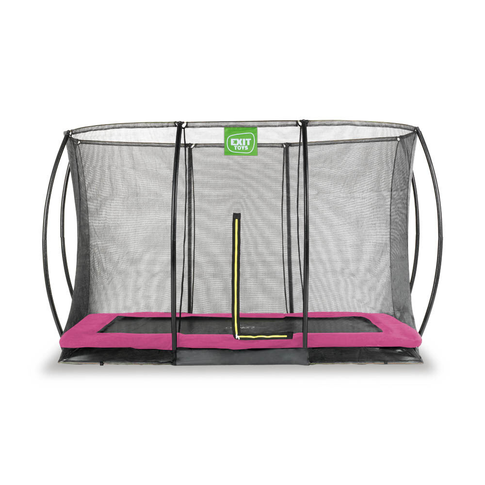 Exit Silhouette - Inground trampoline - Roze - 1x244x366 cm Exit Silhouette - Inground trampoline - Roze - 1x244x366 cm