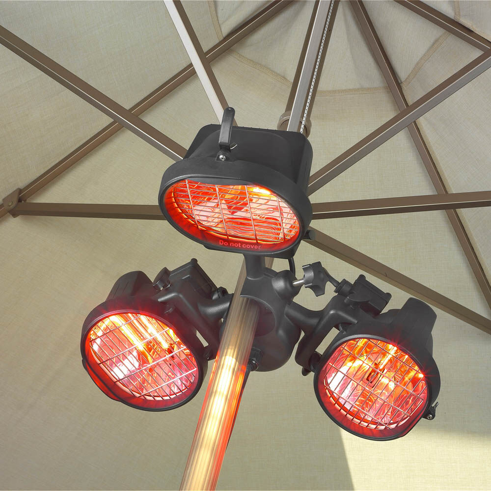 Eurom 1500  - Parasol-heater - Zwart - 1500 W