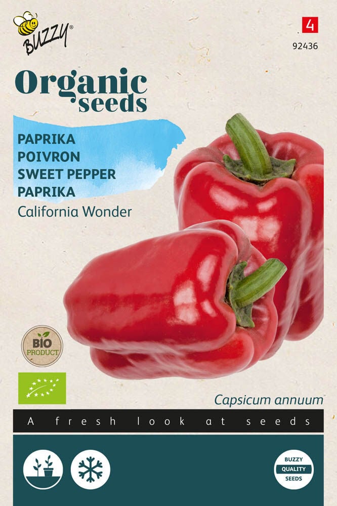Buzzy Paprika Capsicum Anuum California Wonder - Paprika Buzzy Paprika Capsicum Anuum California Wonder - Paprika