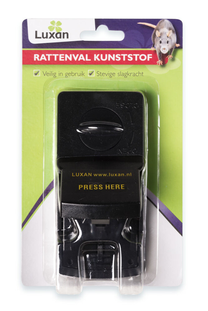 Luxan Kunststof Rattenval  - Tegen ratten