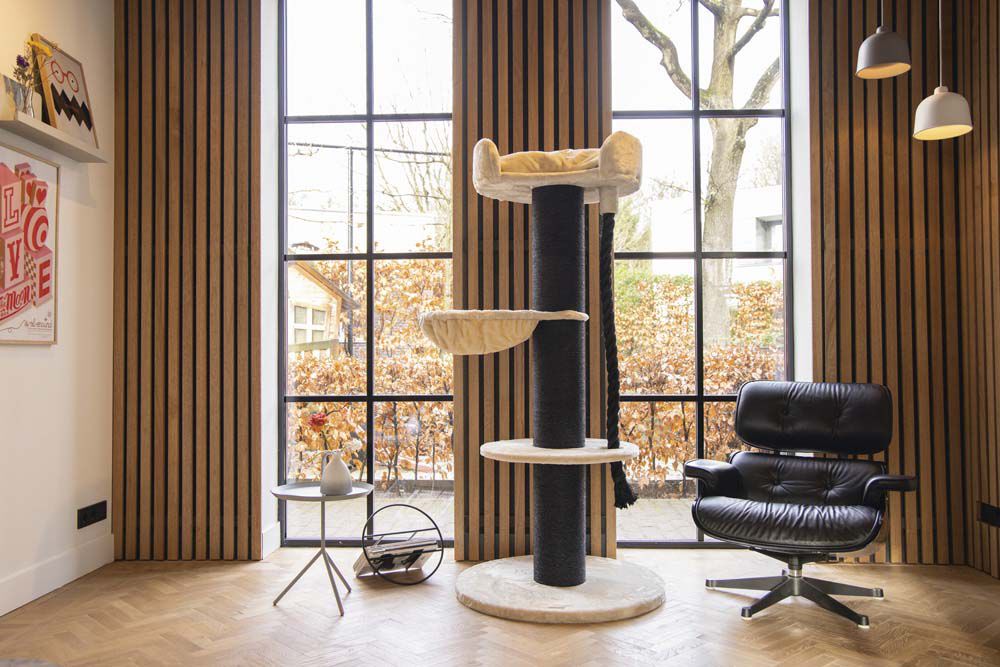 Beeztees Havilo - Krabmeubel - Creme