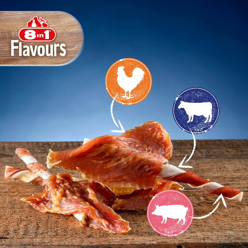 8in1 Triple Flavour Wings - Hondensnack - 6 Stuks