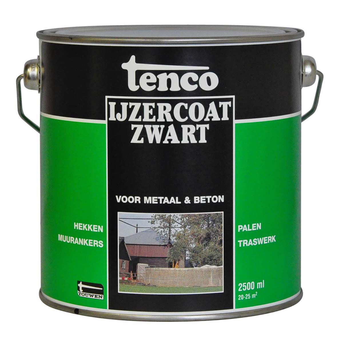 Tenco - Ijzercoat - 2.5 Liter - Zwart