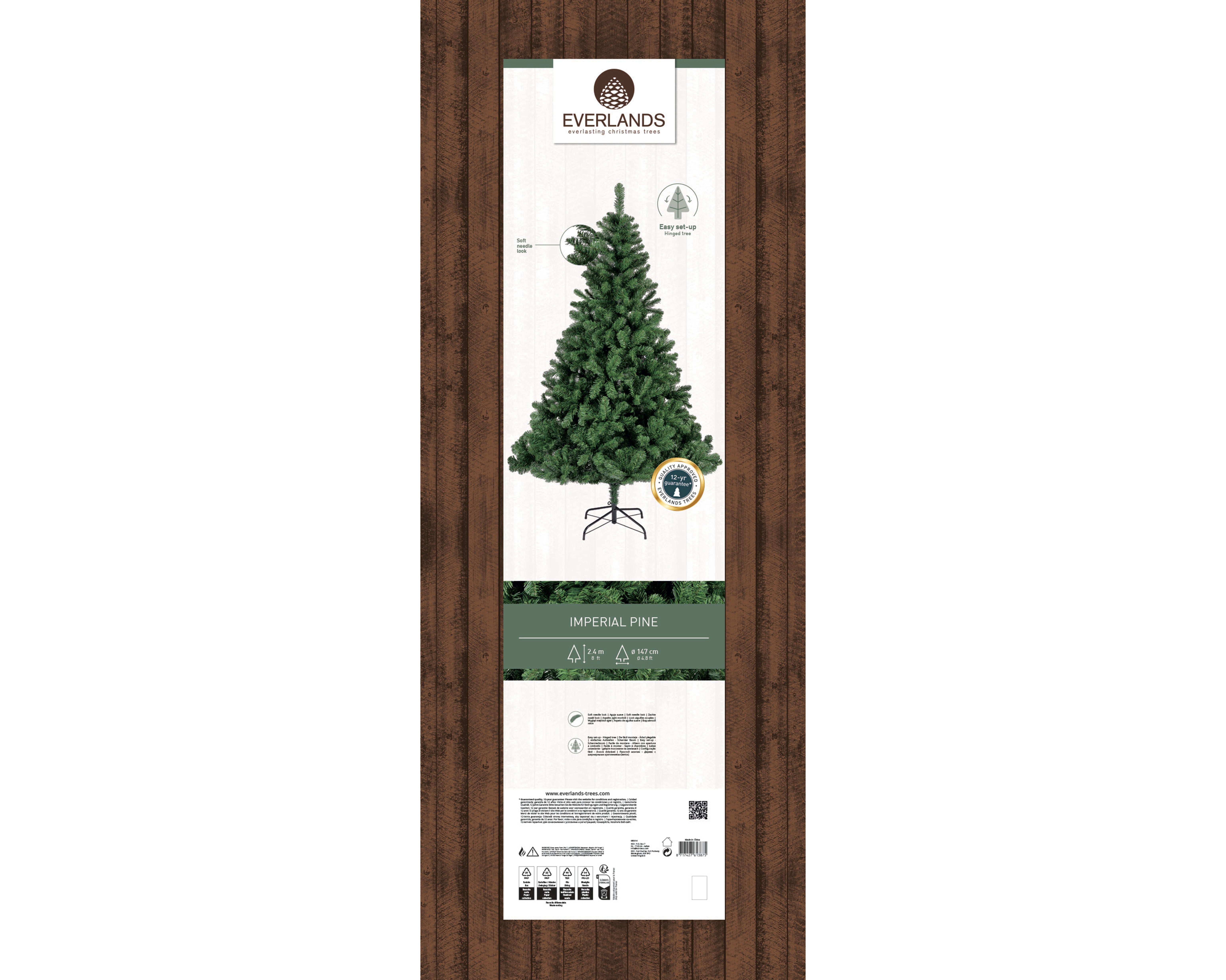 Everlands Imperial - Kunstkerstboom - Groen - 240 cm