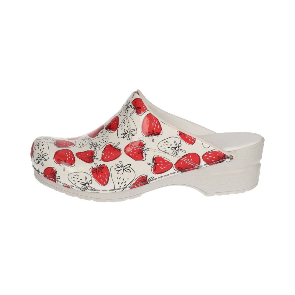 Sanita Flex 314 Fruity Aardbei - Klompen - Rood / Wit - 38