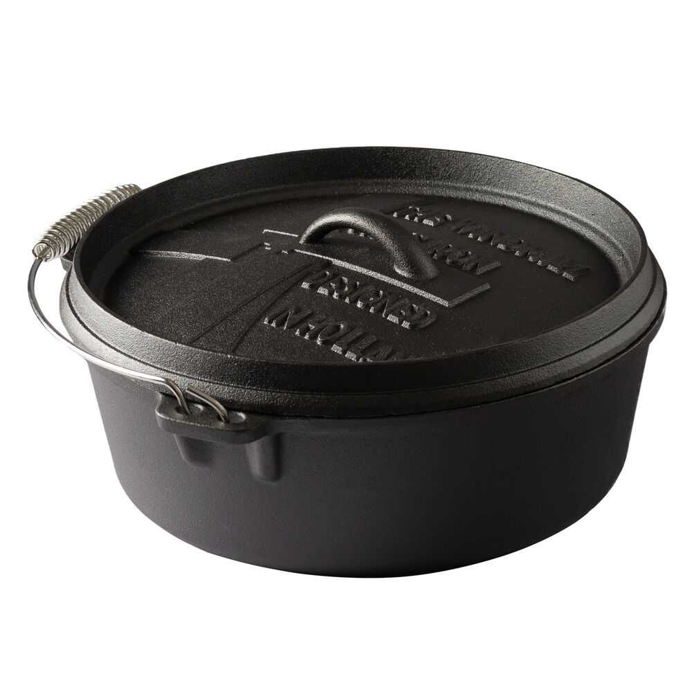 The Windmill Cast Iron Dutch Oven - Pan 5,9L - Zwart