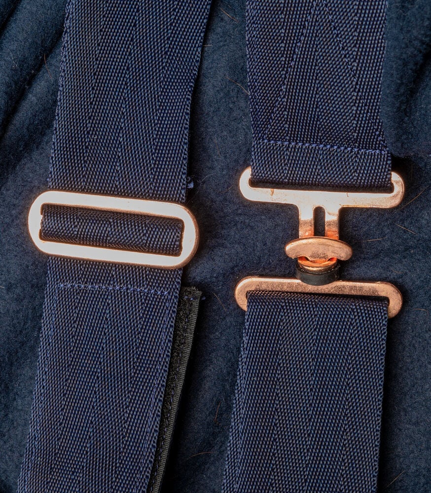 Waldhausen Zweetdeken Modern - Paardendeken - Rose Goud - Blauw - 125/175