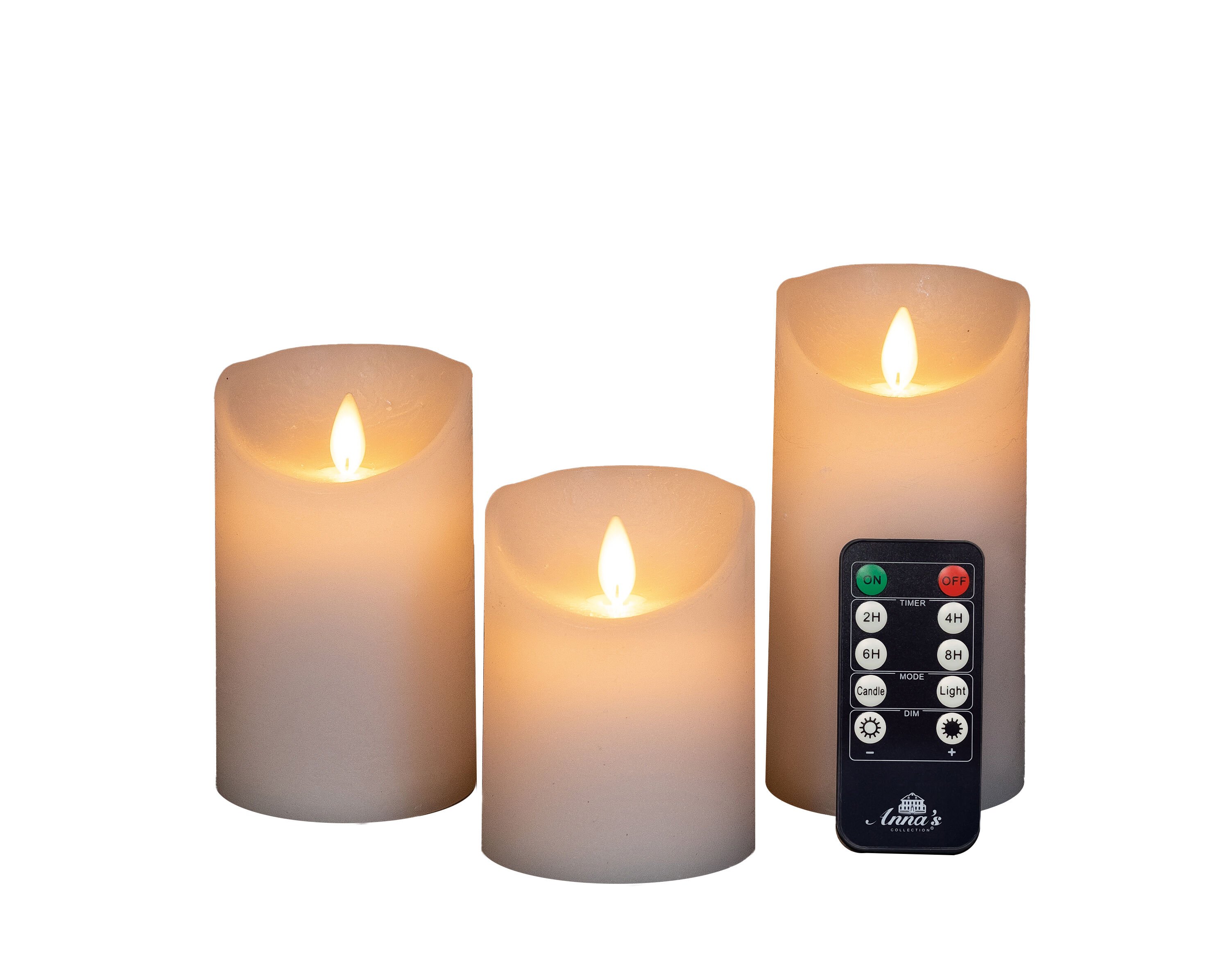 Anna's Collection - LED Stompkaars - 15.7 cm - Wit Anna's Collection - LED Stompkaars - 15.7 cm - Wit