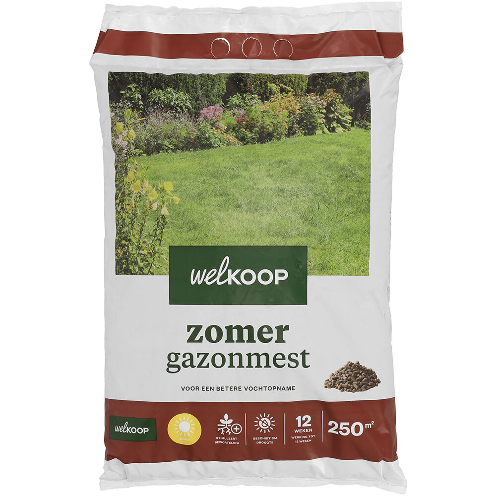 Welkoop - Zomer Gazonmest - 250 m2 - 7.5 Kilogram
