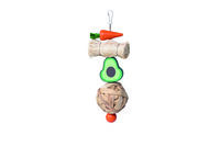 Quapas! Avocado Hanger - Knaagdierspeelgoed - 22x9x6 cm