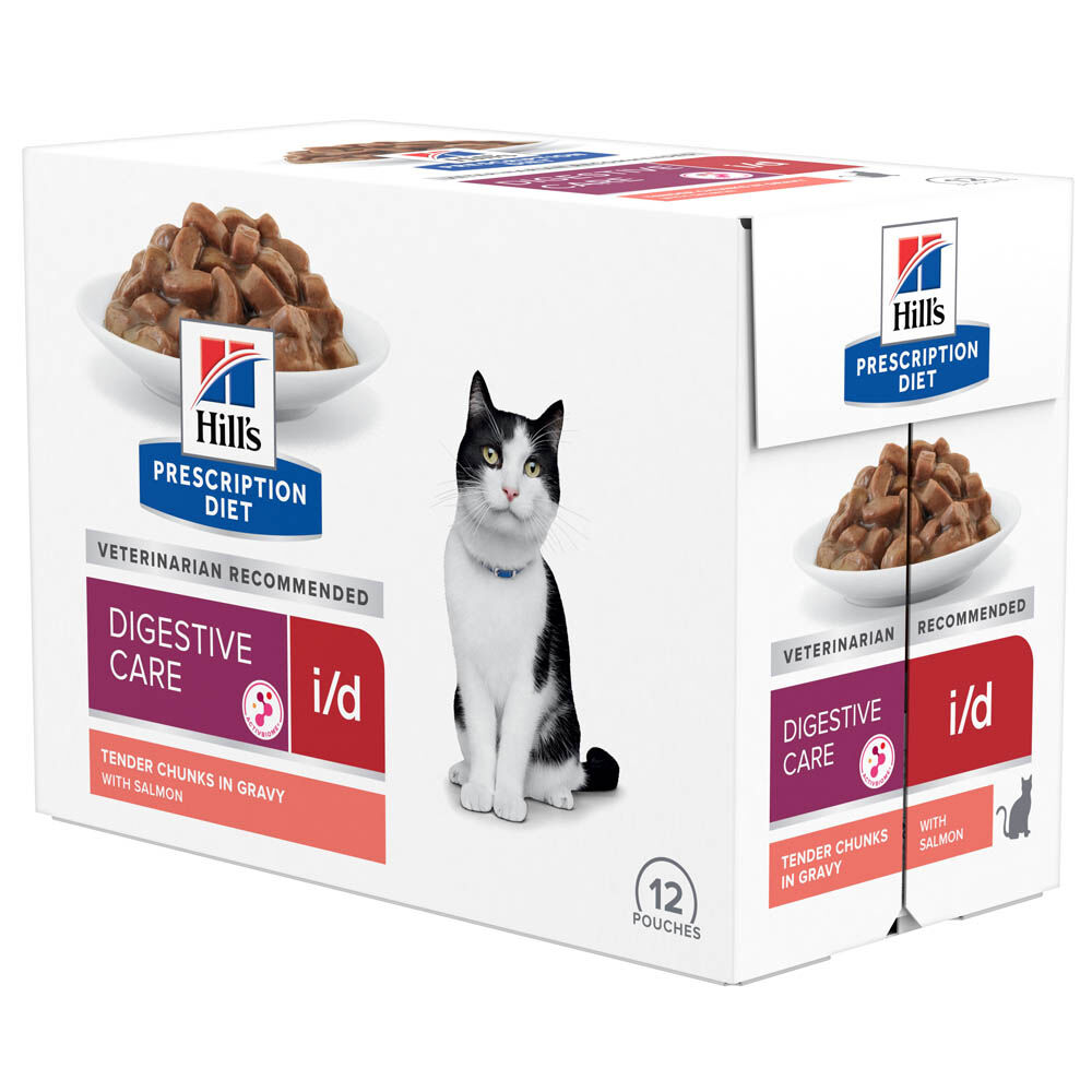 Hill's Prescription Diet Digestive Care - Kattenvoer - 12x85 gram - 85 Gram - zalm