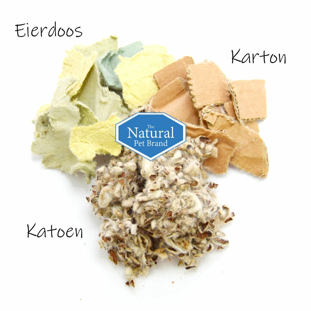 The Natural Pet Brand Cotton N Card - Bodembedekking - 100 Liter