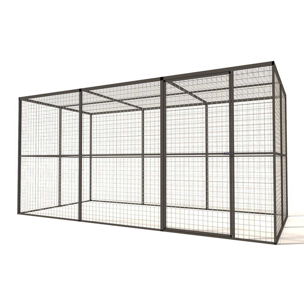 Glorenza Lilly - Kattenren - Antraciet - 178x176x363 cm Glorenza Lilly - Kattenren - Antraciet - 178x176x363 cm