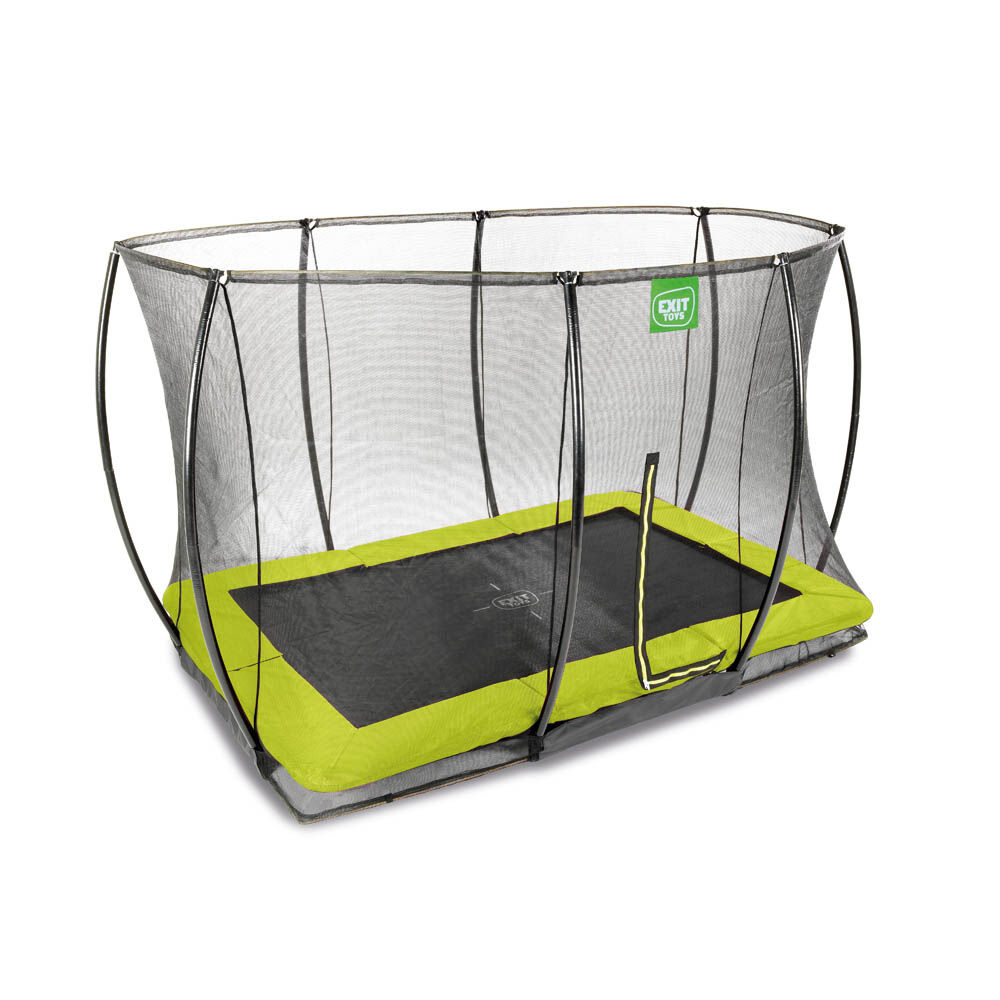 Exit Silhouette - Inground trampoline - Groen - 1x244x366 cm