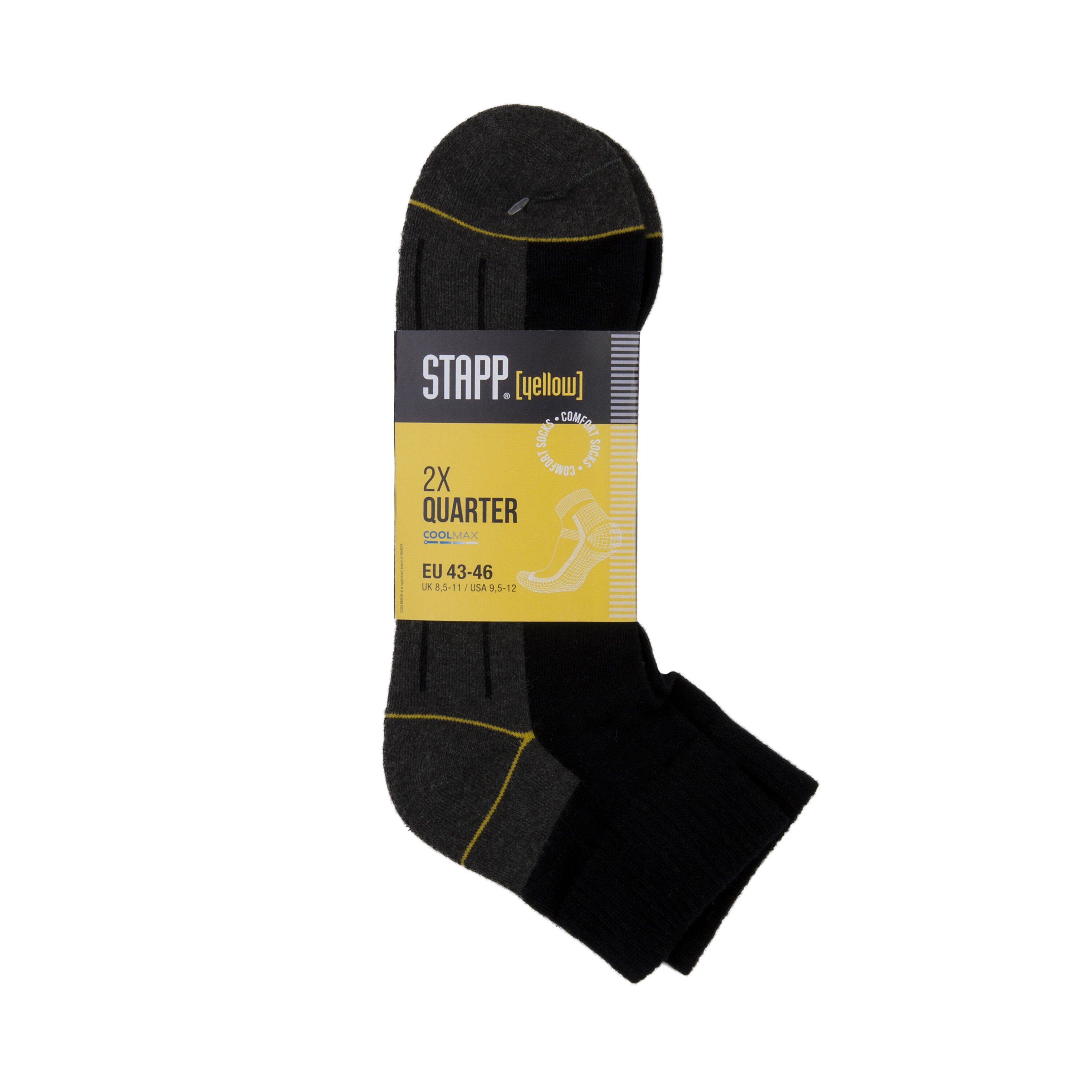 STAPP Yellow Quarter - Sokken - 2-pack