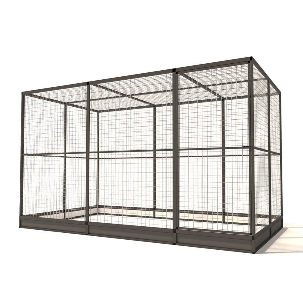 Glorenza Noa - Kattenren - Antraciet - 193x176x328 cm Glorenza Noa - Kattenren - Antraciet - 193x176x328 cm