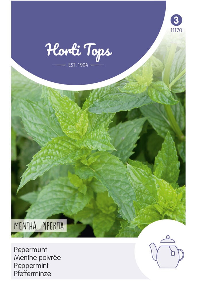 Hortitops Pepermunt Mentha piperita - Kruidenzaden Hortitops Pepermunt Mentha piperita - Kruidenzaden