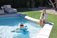 Intex Float - Opblaasbaar Luchtbed - blauw - 94x14x109 cm