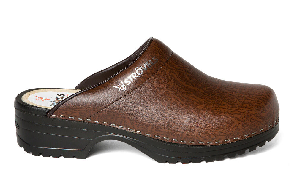 Strövels 303 - Schoenklompen - Bruin - 36