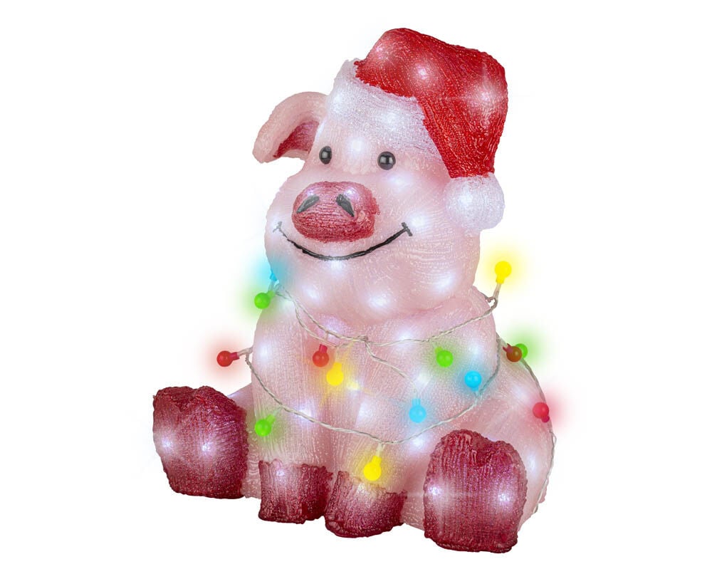 Lumineo Varkentje - LED figuur - 100 - 44.5 cm