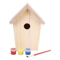 Esschert Design Verf-het-zelf - Nestkast - Naturel
