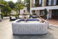 Bestway Francisco Hydrojet - Lay-Z-Spa - Grijs - 71x230x230 cm
