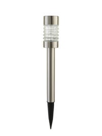 Luxform Tuinsteker Torino - Solar tuinverlichting - Black/Warm White - Warm wit - 45.8x7.4x42 cm