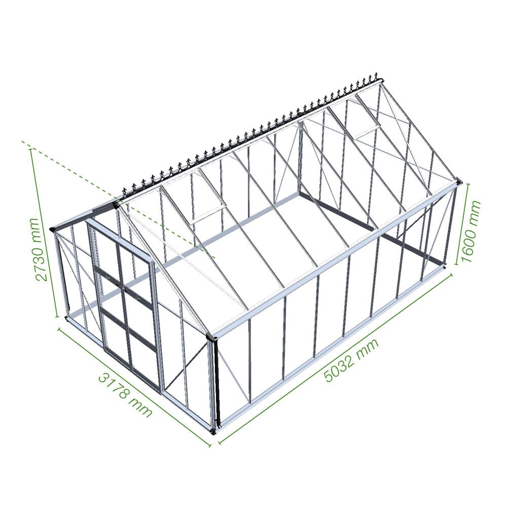 Royal Well Kate II - Kweekschap - Wit - 2.5x22.5x242 cm