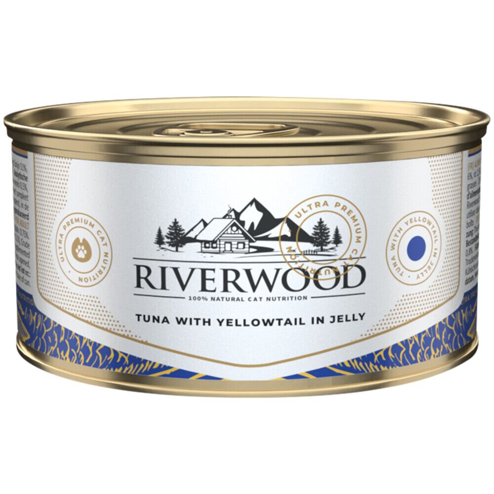 Riverwood - Kattenvoer - Barnsteenmakreel - 85 Gram Riverwood - Kattenvoer - Barnsteenmakreel - 85 Gram