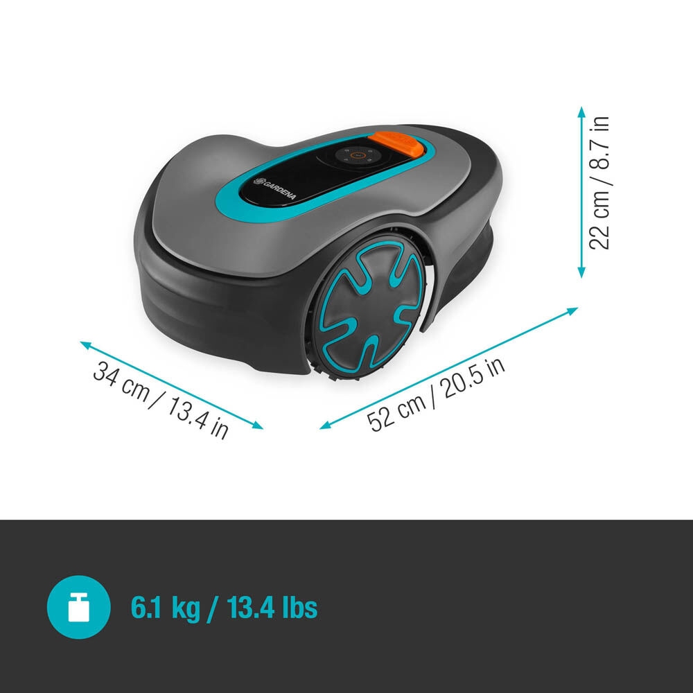 Gardena SILENO Minimo (incl. accu en lader) - Robotmaaier - 250 m2