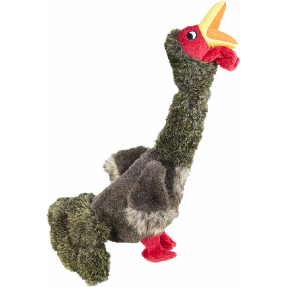 Kong Shakers Honkers Kalkoen - Pluche Knuffel - Hondenspeelgoed