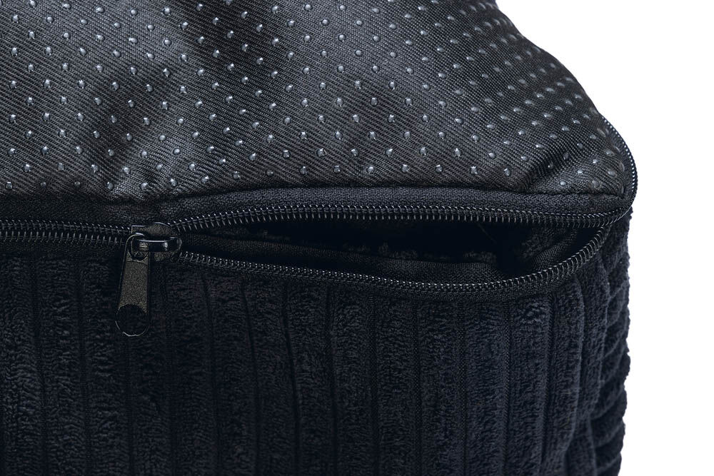 Designed by Lotte Ribbed - Hondenkussen - antraciet - 15x55x70 cm - S