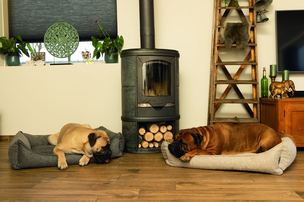 Beeztees Zia - Ortopedische hondenmand - grijs - 23x80x100 cm - L