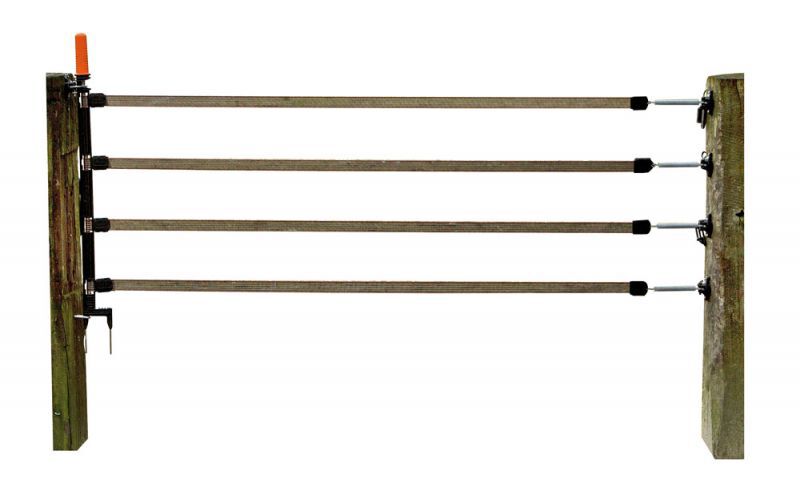 Gallagher - Meerdraadse doorgangset 4x40mm lint - 8 cm - 6 Meter - Terra - 120 cm - 600 cm