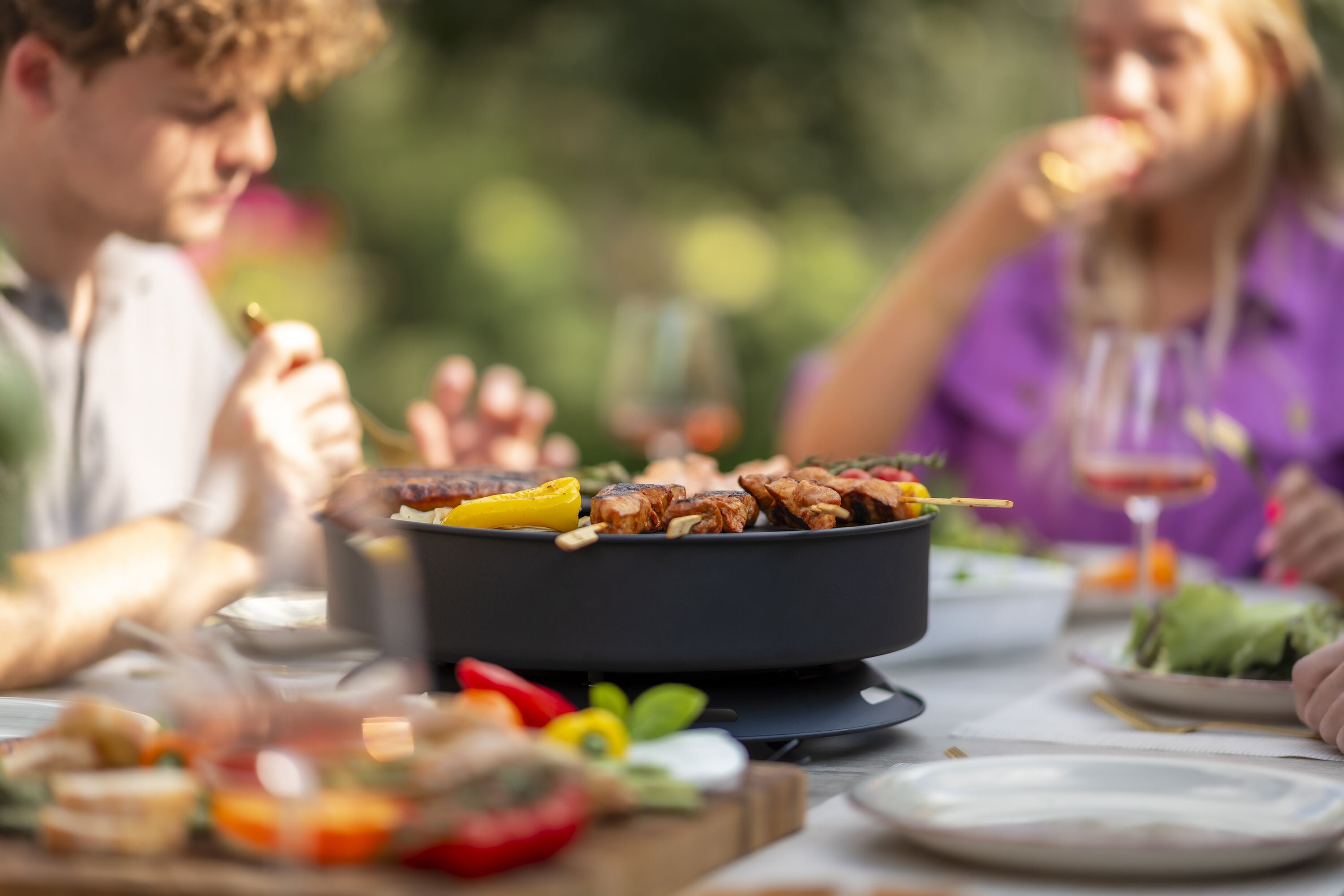 Onyx Mesa - Tafelgrill - Rond - Gepoedercoat - Staal - 36 cm