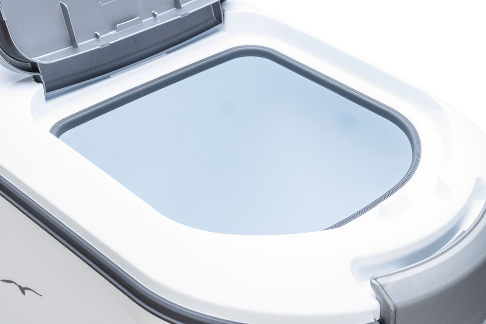 Curver Hond - Voercontainer - 54 Liter - Wit Grijs