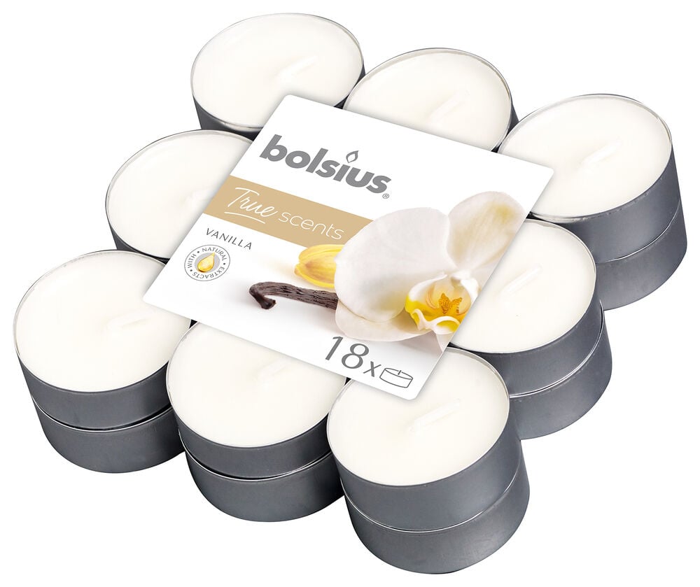 Bolsius True Scents Geur - Waxinelichtjes - Geel - Vanille Bolsius True Scents Geur - Waxinelichtjes - Geel - Vanille