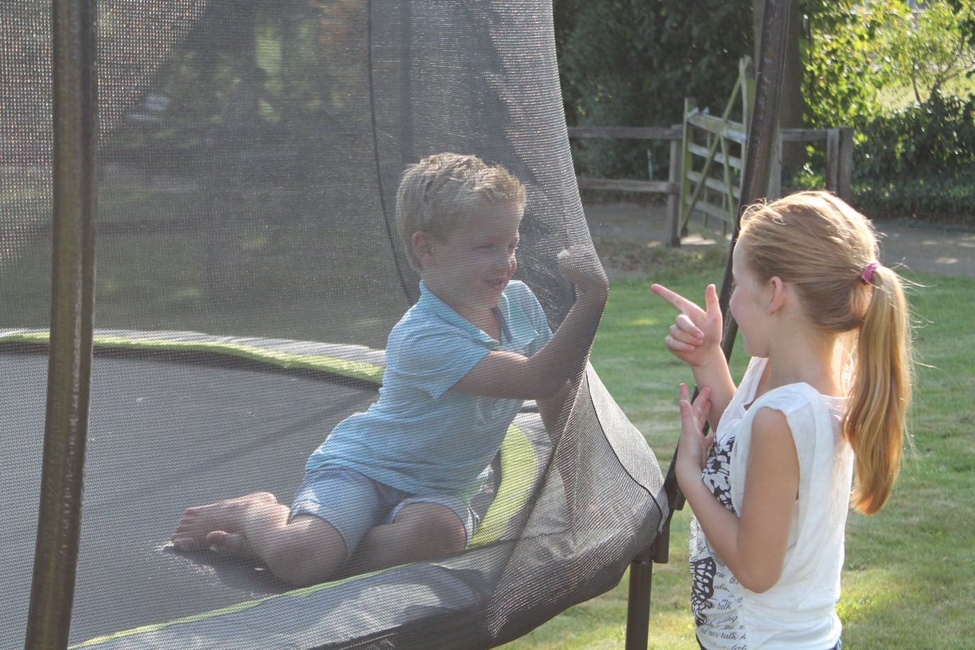 EXIT Silhouette - Trampoline - Limegroen - 305 cm