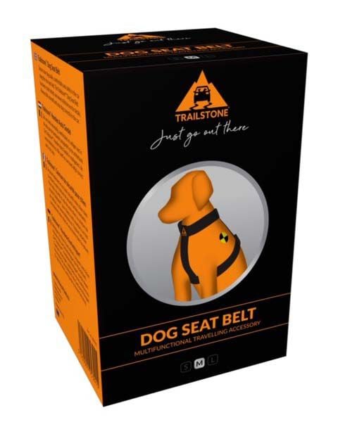 Trailstone Hond - Autogordel - zwart - M