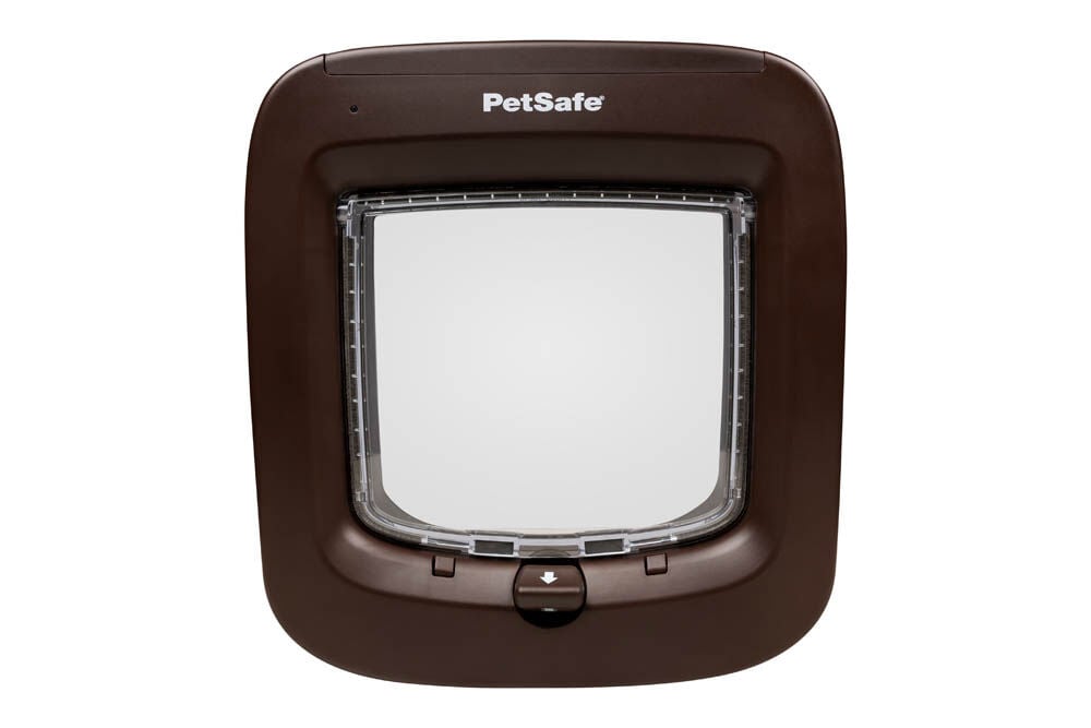 Petsafe - Kattenluik op microchip - Bruin - 24x22x12.2 cm Petsafe - Kattenluik op microchip - Bruin - 24x22x12.2 cm