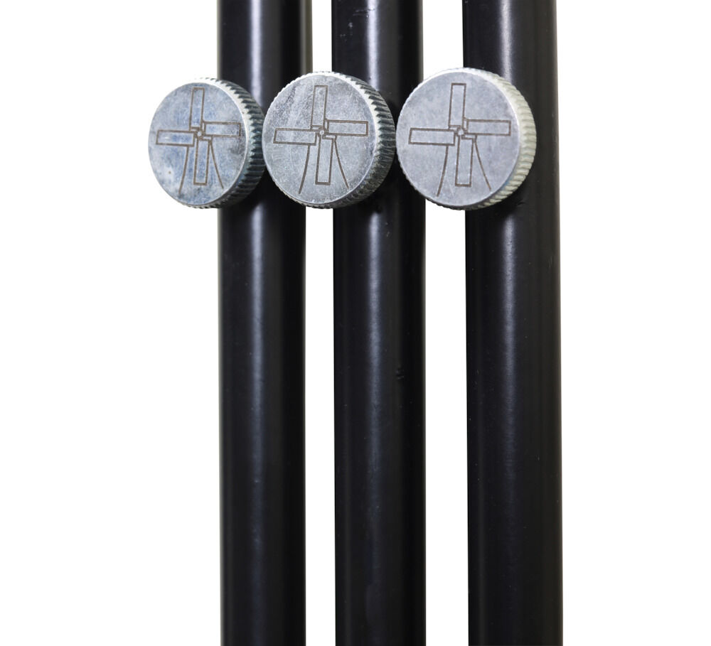 The Windmill Cast Iron - Verlengpoten driepoot - Zwart