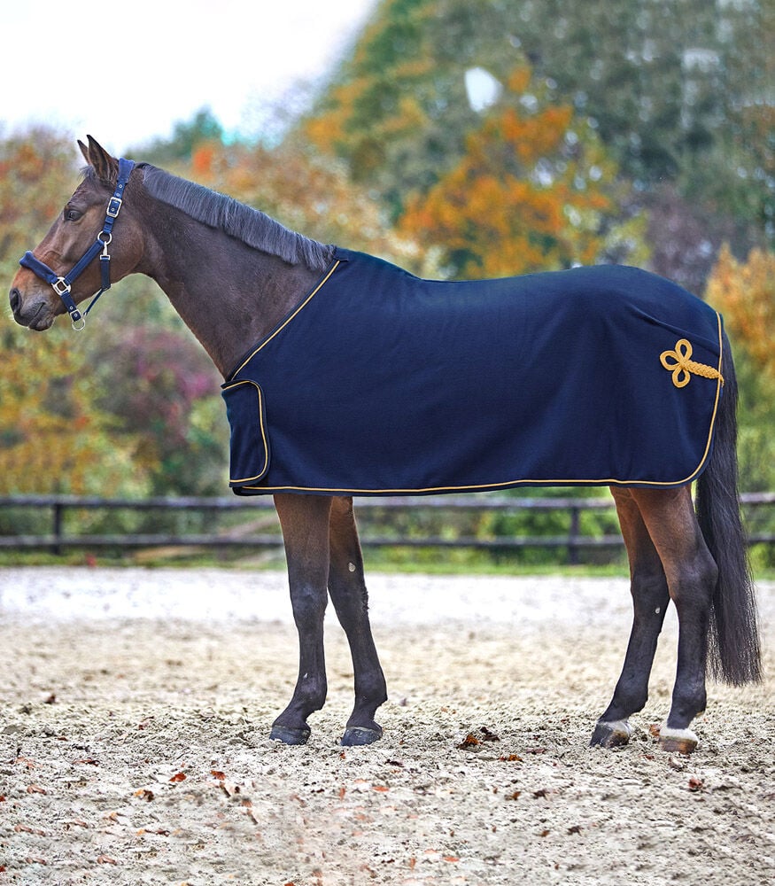 Waldhausen Sponsor - Zweetdeken - Paardendeken - Blauw - 135/185 Waldhausen Sponsor - Zweetdeken - Paardendeken - Blauw - 135/185