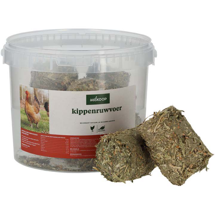 Welkoop Kippenruwvoer - Kippensnack - 2.1 Kilogram
