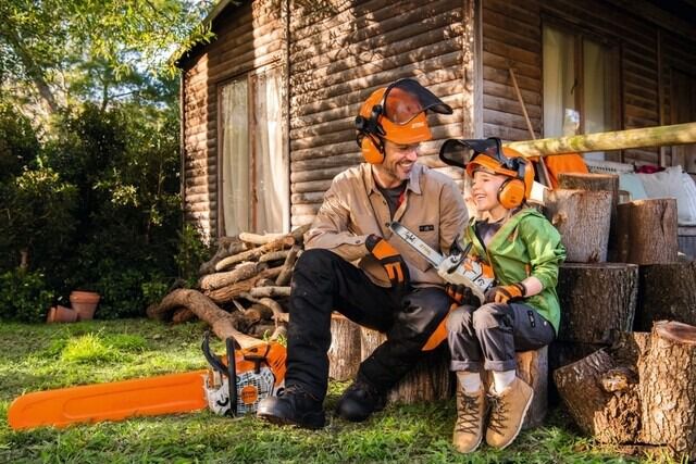 STIHL - Speelgoedkettingzaag - Oranje/wit