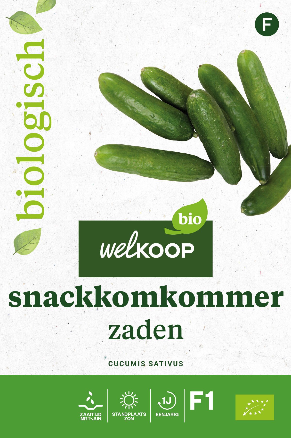 Welkoop Bio - Snackkomkommer Zaden