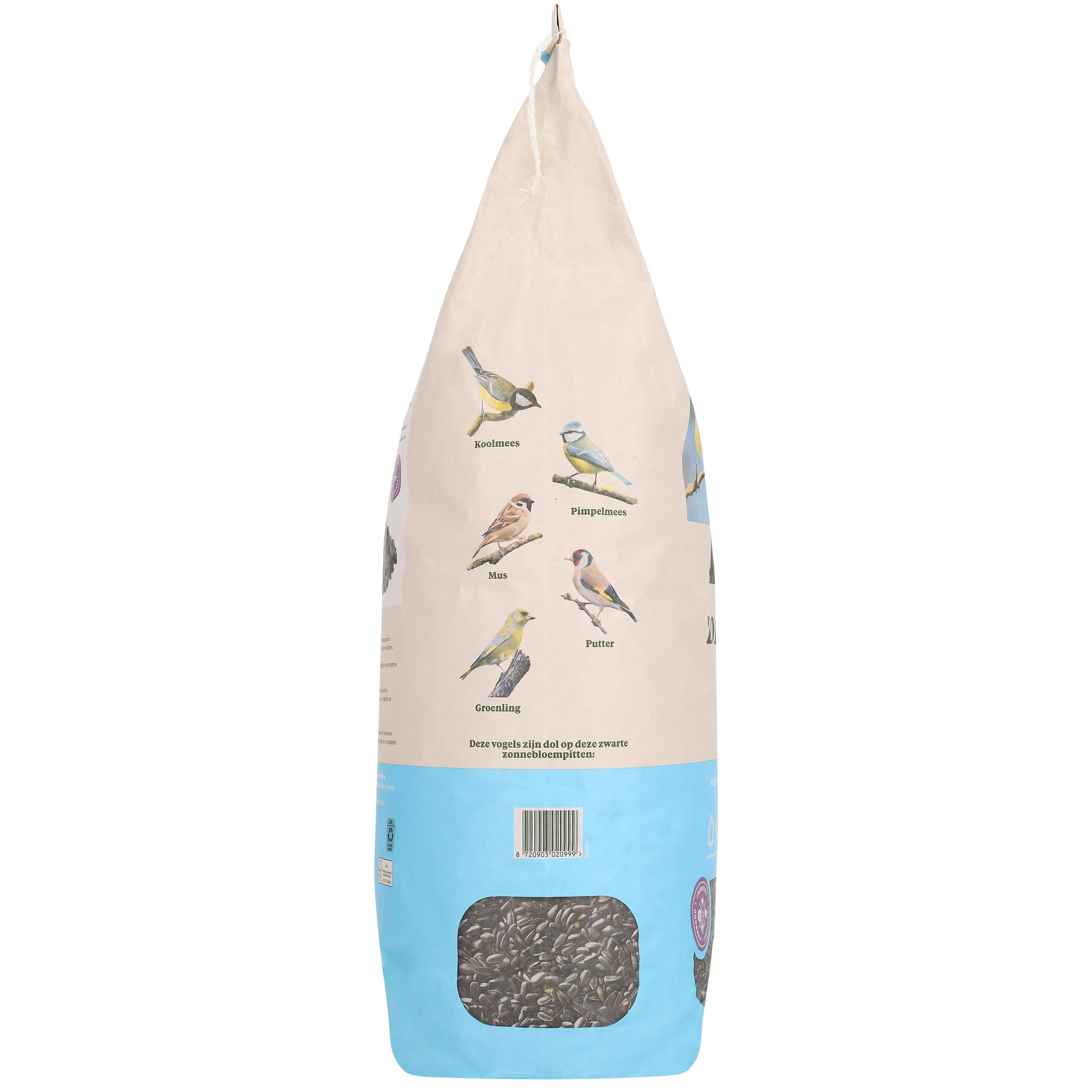 Welkoop - Zwarte Zonnebloempitten - Tuinvogelvoer - 12.5 Kilogram