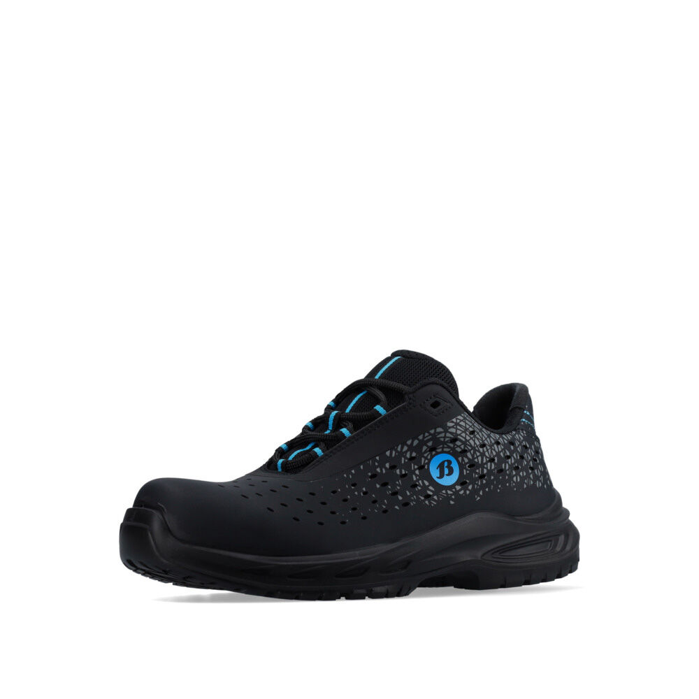 Bata Pebble XW - Brede Leest - Werkschoenen - Zwart - 38